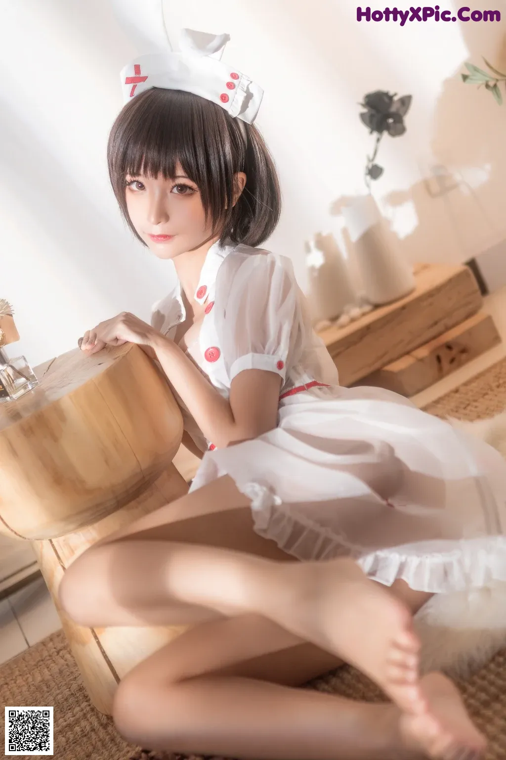 View - Coser@蠢沫沫 (chunmomo) Vol.059: 透明护士 (60 photos) - 