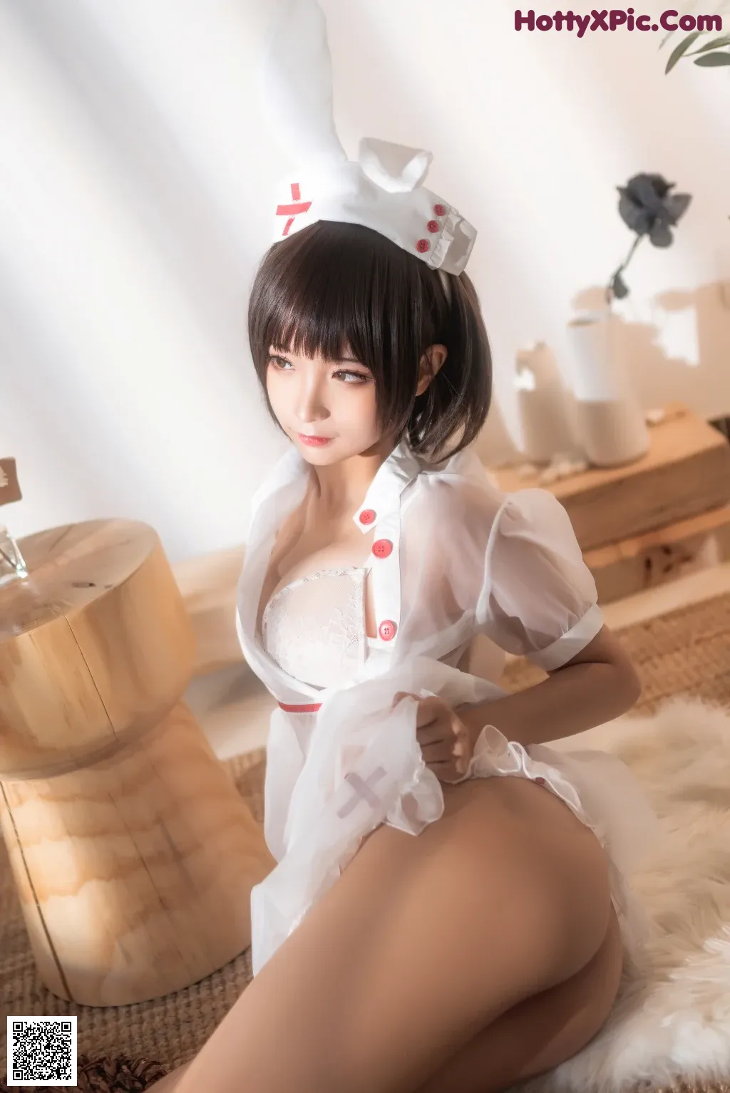 Coser@蠢沫沫 (chunmomo) Vol.059: 透明护士 (60 photos) P36 No.0288cf Image No.24