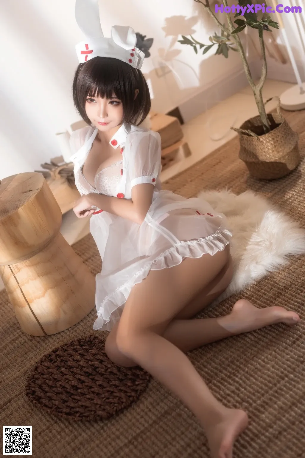 Coser@蠢沫沫 (chunmomo) Vol.059: 透明护士 (60 photos) P37 No.c3c240 Image No.23