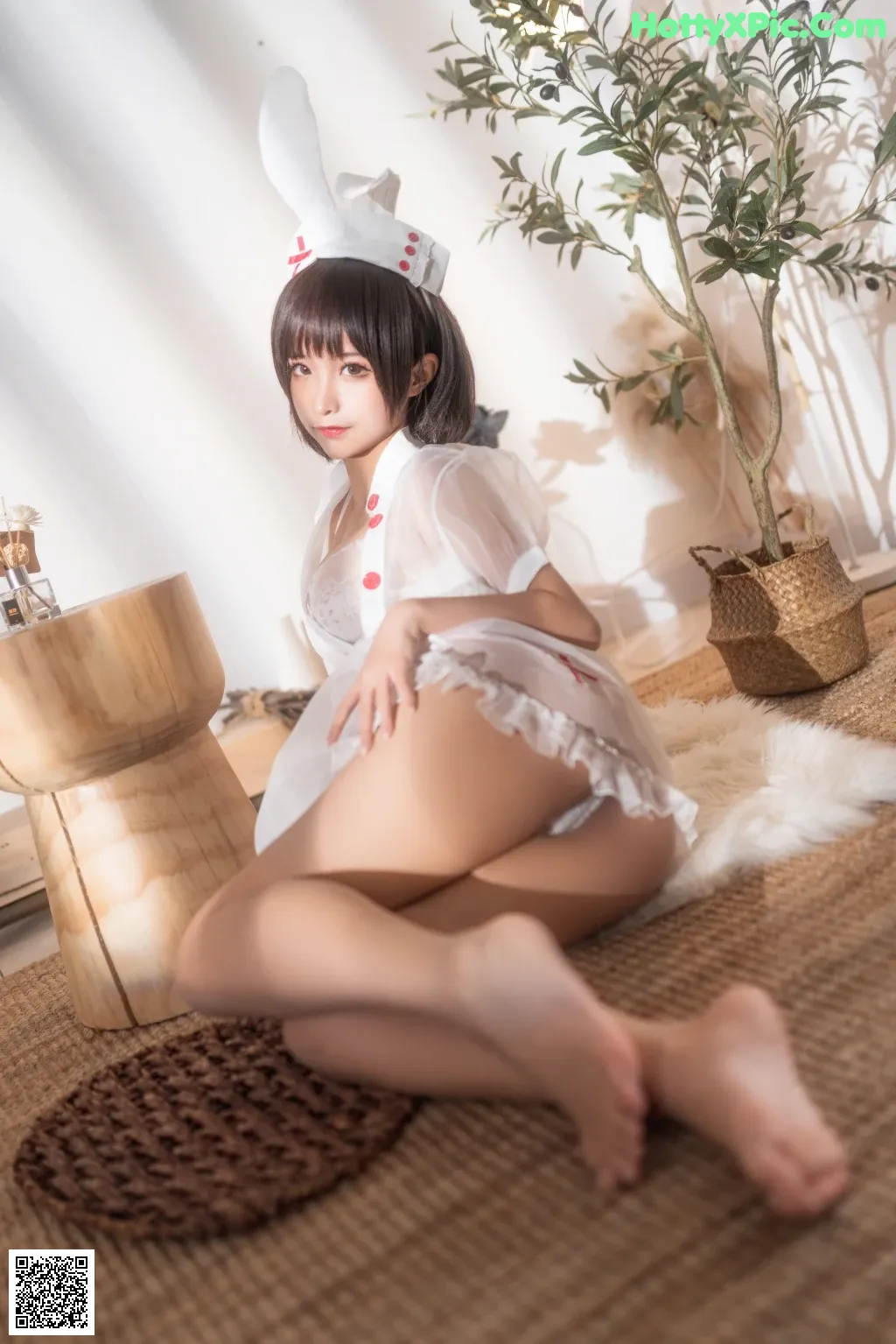 View - Coser@蠢沫沫 (chunmomo) Vol.059: 透明护士 (60 photos) - 