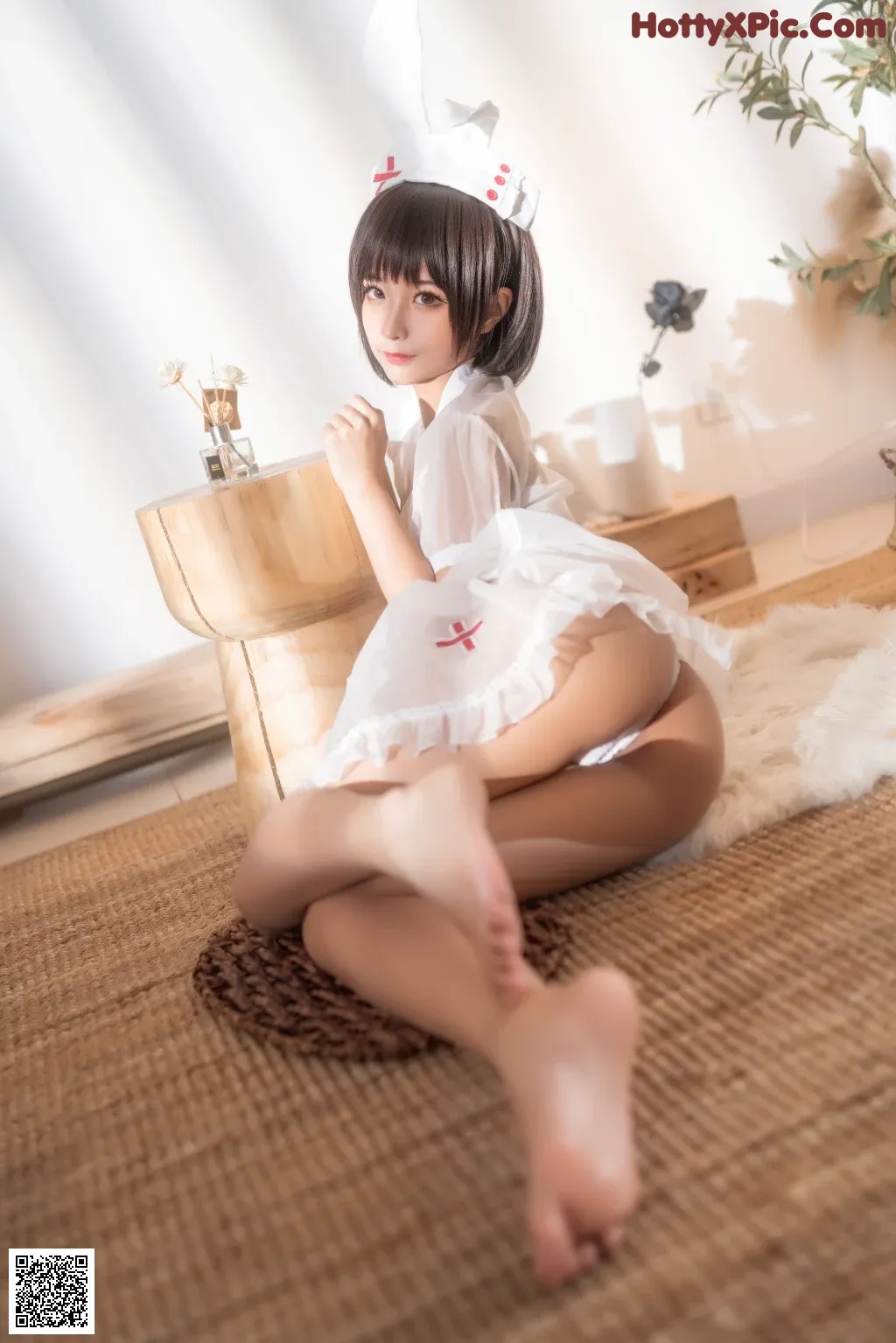 View - Coser@蠢沫沫 (chunmomo) Vol.059: 透明护士 (60 photos) - 